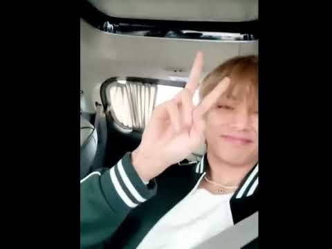 Kim Taehyung today weverse live 💜#taehyunglive #bts