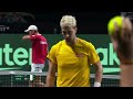 Borna Ćorić v Thanasi Kokkinakis | Croatia v Australia | Davis Cup Final 8 SF Highlights