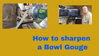 Sharpen a Bowl gouge - Woodturning with Phil.