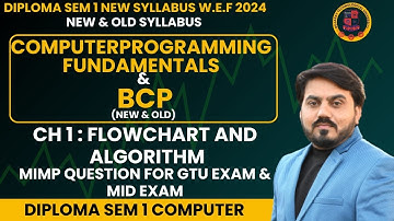 COMPUTER PROGRAMMING FUNDAMENTALS (CPF) UNIT 1 MIMP FOR GTU EXAM || BCP MIMP || SEM 1 COMPUTER MIMP