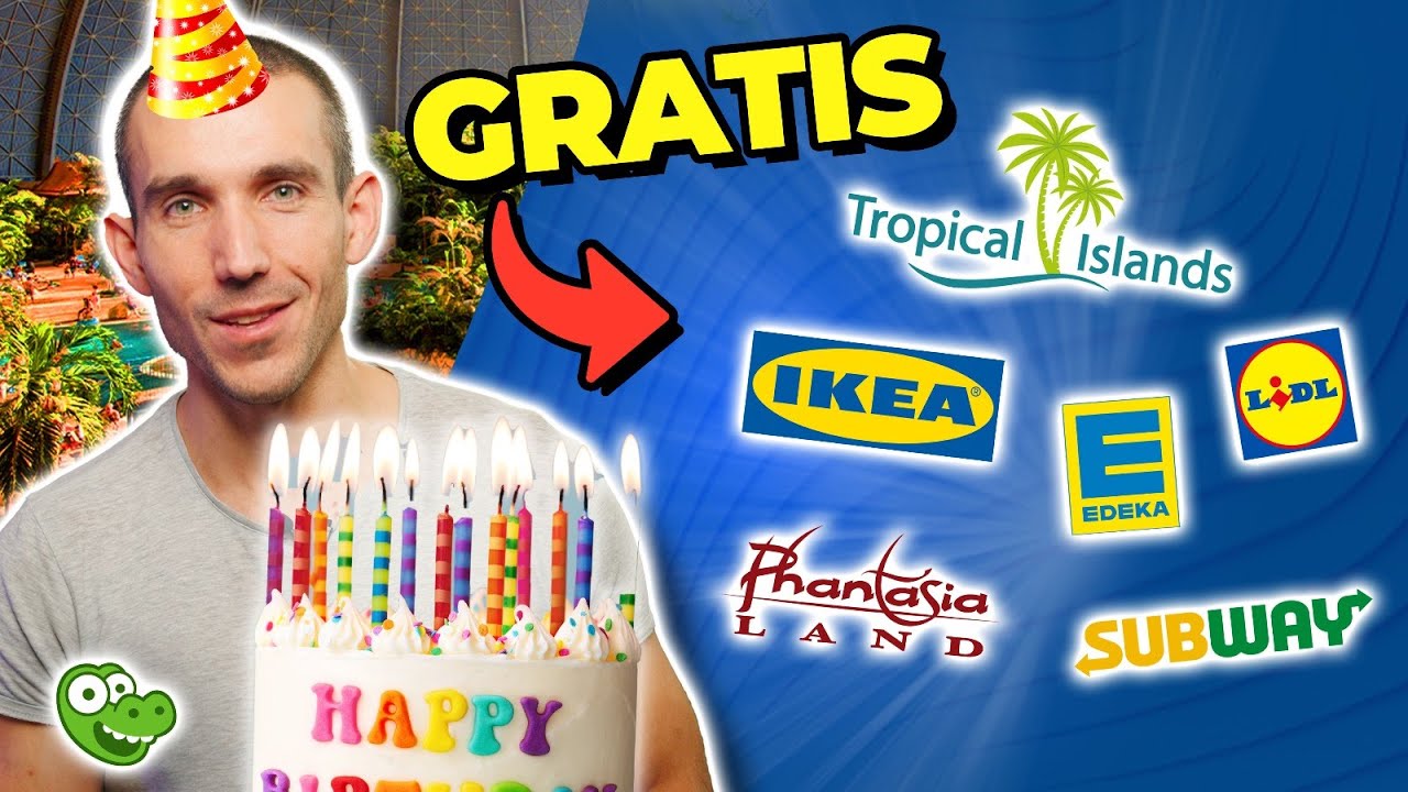DAS gibt es alles GRATIS an deinem Geburtstag!