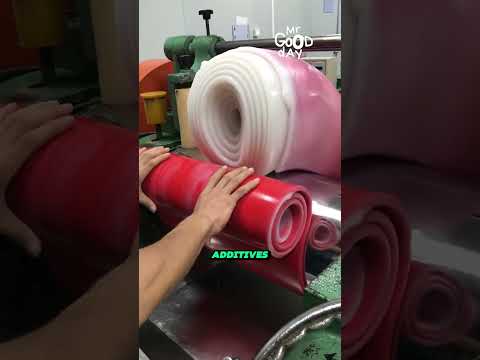 Inside the Silicone Rubber Production Process #shorts