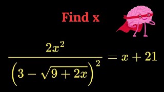 Using the Conjugate Method | A Nice Square root Problem