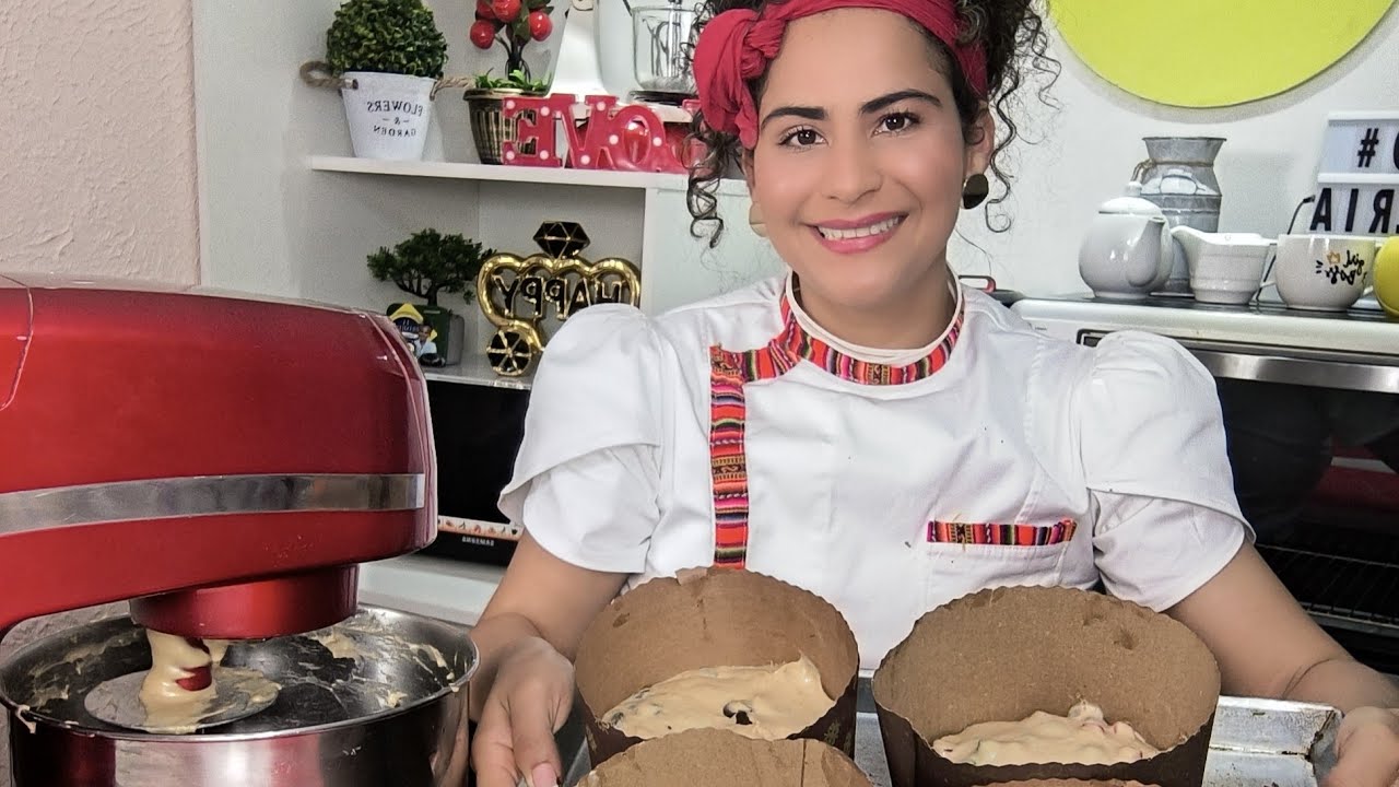 Panetón Artesanal con Harina Común en la Batidora