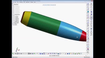 LS-PrePost Solid Mesher: Bullet Solid Meshing