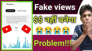 We are experiencing issues with the system of realtime data || we