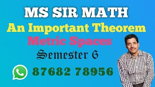 Cantor intersection Theorem l Semester 6 | Metric Spaces l PDF LINK IS IN THE DESCRIPTION BOX |