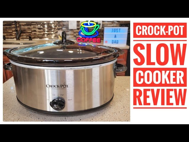 Crock Pot SCV700-B 7 Quart Black Oval Slow Cooker by Crock-Pot