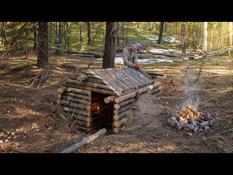 Back to My Wooden Cabin in the Woods | Simple Work & Life in the Forest