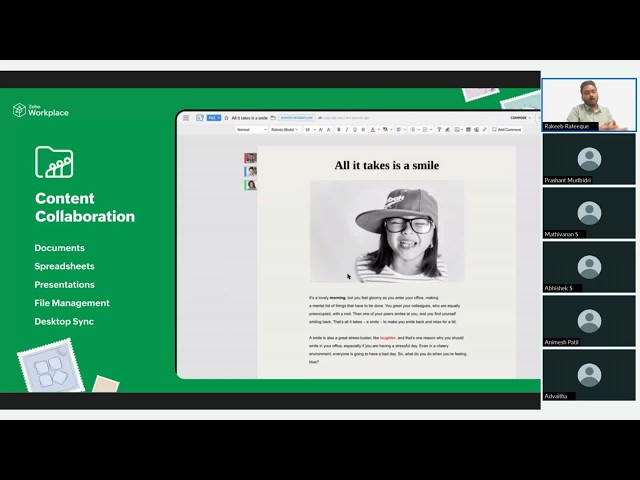 Streamline File Management & Teamwork with Zoho's Content Collaboration Suite