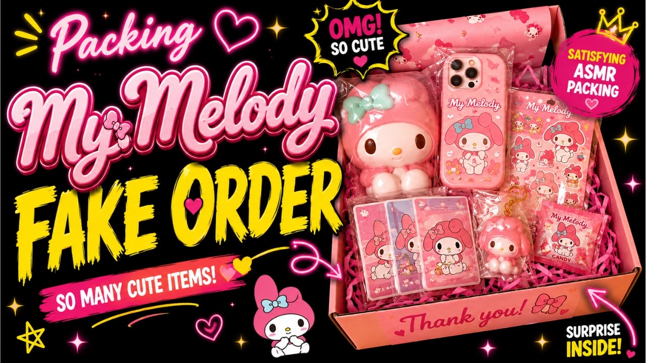 OMG…Biggest My Melody Fake Order Ever?!🎀📦”#viralvideo #trending
