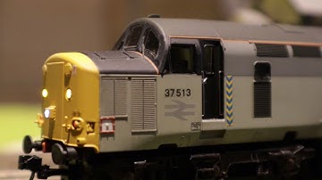 Rowan Town -  Class 37 - DCC Sound - Running Session