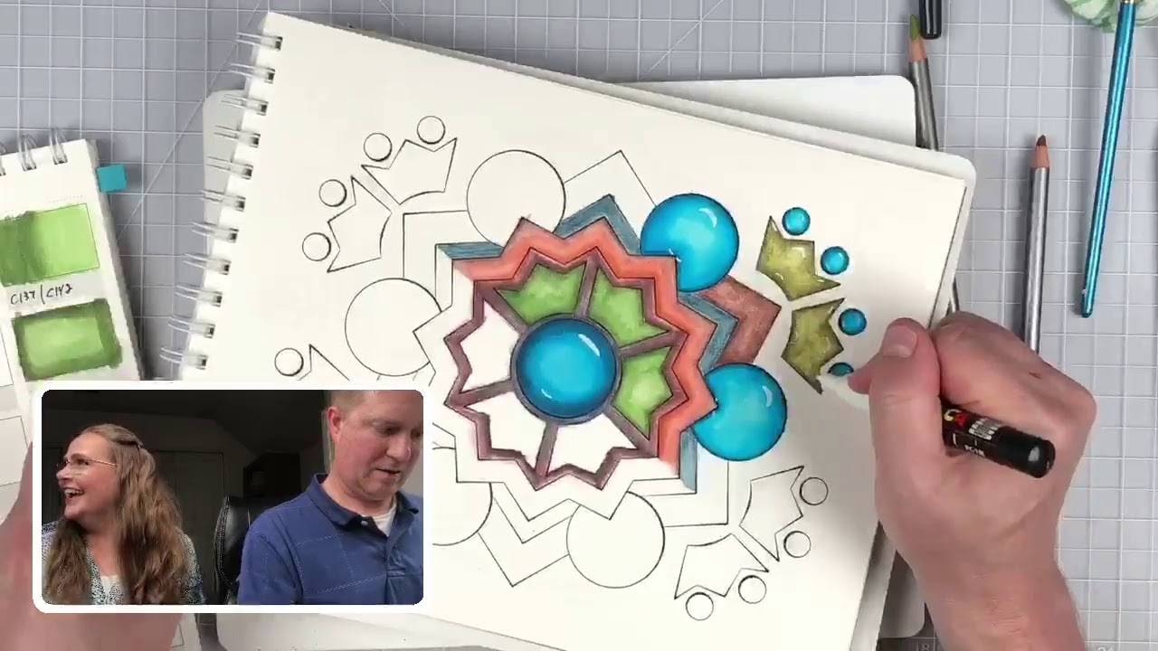 Coloring with Watercolor Brush Pens for the First Time (LIVE) - YouTube