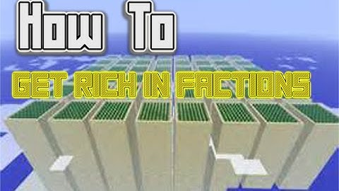 Minecraft: How to Get Rich in Factions!!!