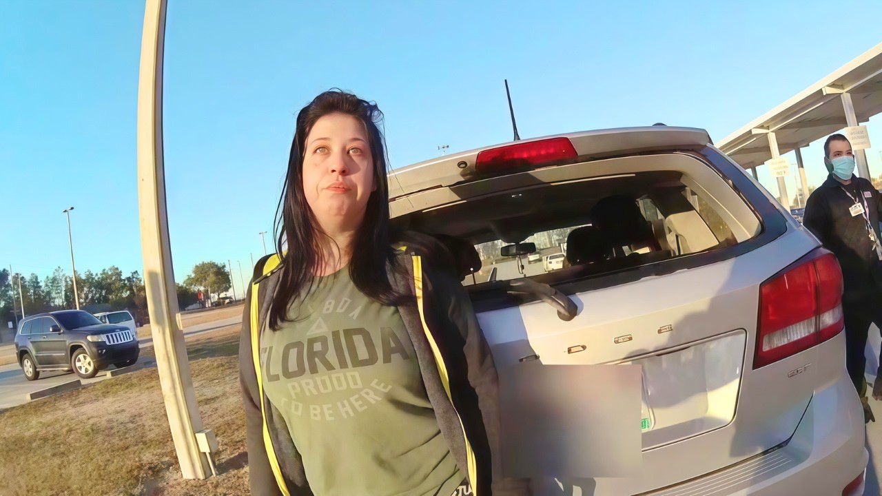 Police Arrest Woman After Finding Her Passed Out Behind the Wheel - YouTube