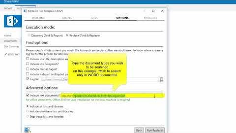 SharePoint Find-Replace Enterprise edition