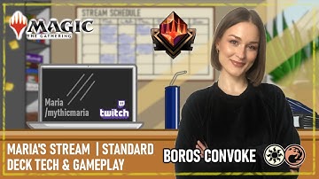 STANDARD ft Boros Convoke Deck tech and Game Play on MTGA
