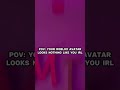 POV: your Roblox avatar looks nothing like you irl - Credits: @Focuswrldd