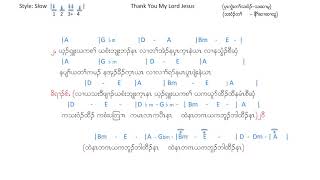 Video thumbnail of "Karen Gospel Song Thank you my lord Jesus (Vocalist: Hser Hser Htoo)"