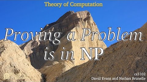 Proving a Problem is in NP
