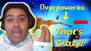 Group Reaction to Are Giraffes OP | Tier Zoo REACTION!!