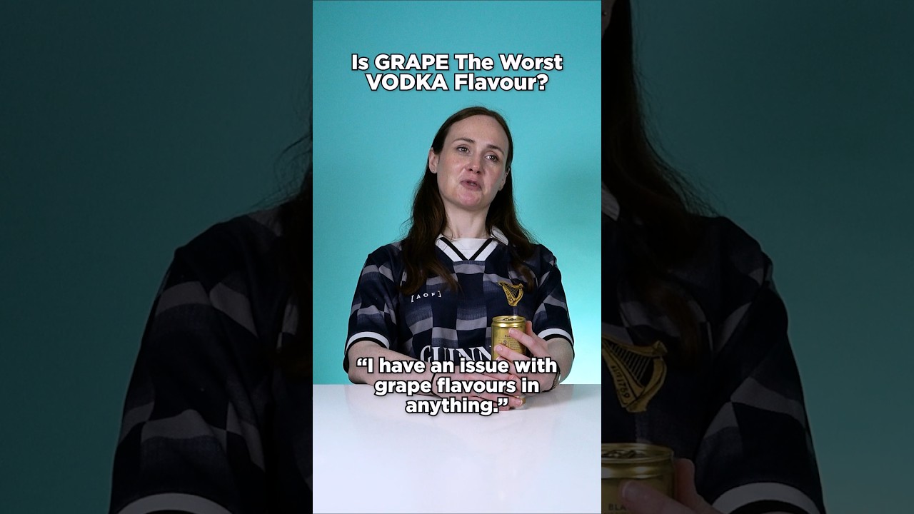 Is grape maybe… the WORST flavour? 👀 #irish #irishcomedy #grape #vodka