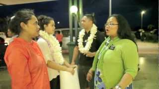 Sister Asinate Anitema Welcome back - Tonga 2012