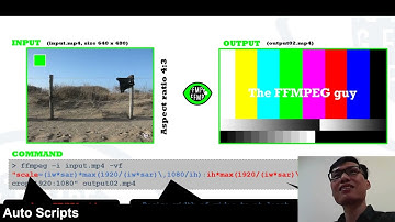 FFmpeg Tutorial - How to convert a video to 169 widescreen format aspect ratio   Max screen size