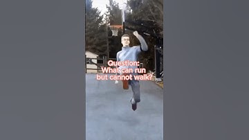 #Shorts What can run but cannot walk?
