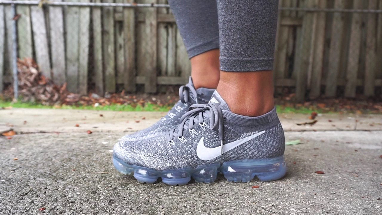 nike vapormax on feet