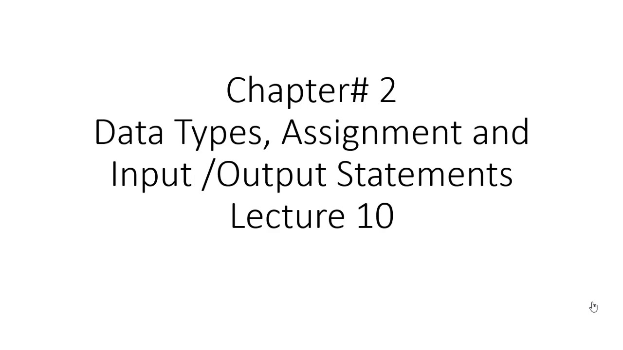 10th Class Chapter 2 Lecture 10 Basic Commands Part 5 - YouTube
