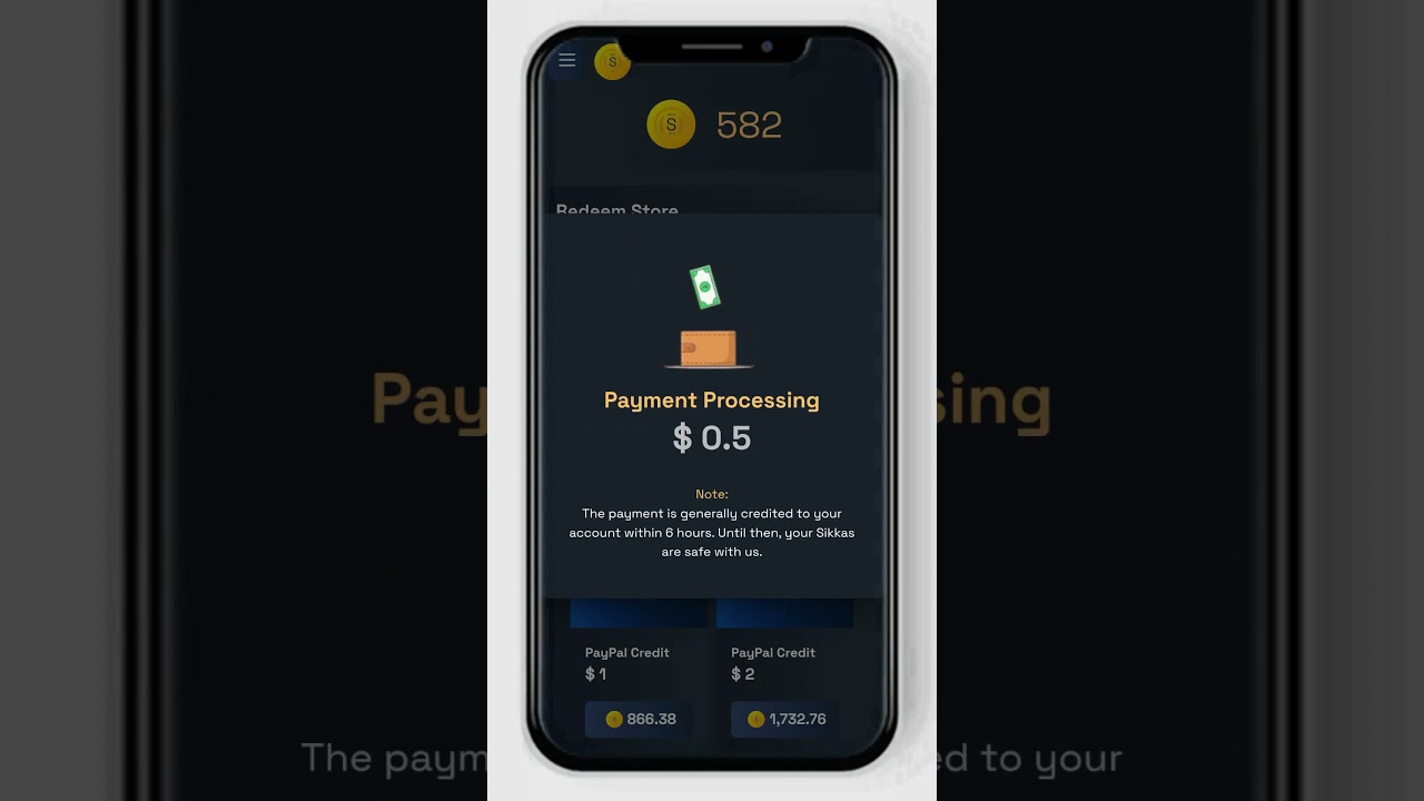 withdrawal from sikka app to pay pal acount easyly
