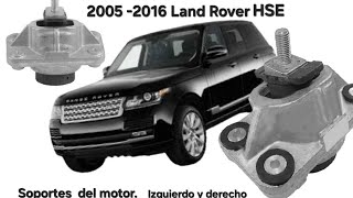 2005 - 2016 Land Rover HSE how to change engine mounts. Land Rover Engine Mounts