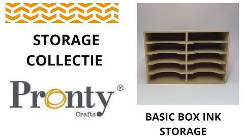 PRONTYCRAFTS BASIC BOX INK STORAGE COLLECTIE  460.483.013