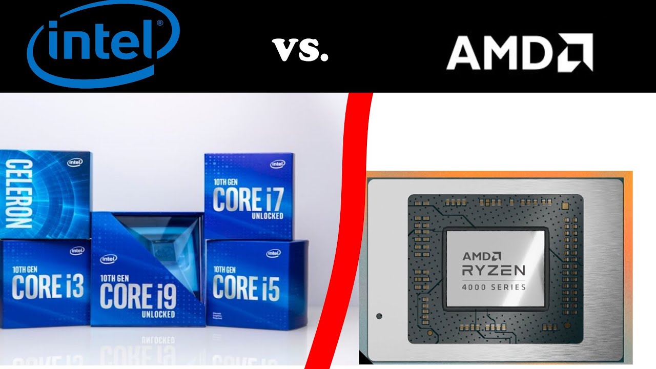 Intel 10th Gen Vs Ryzen 4000 Series - YouTube