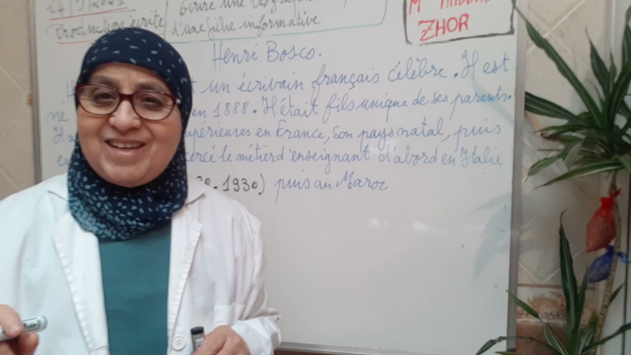 Production écrite. 3ème AC.                    D'une fiche informative à un texte biographique.