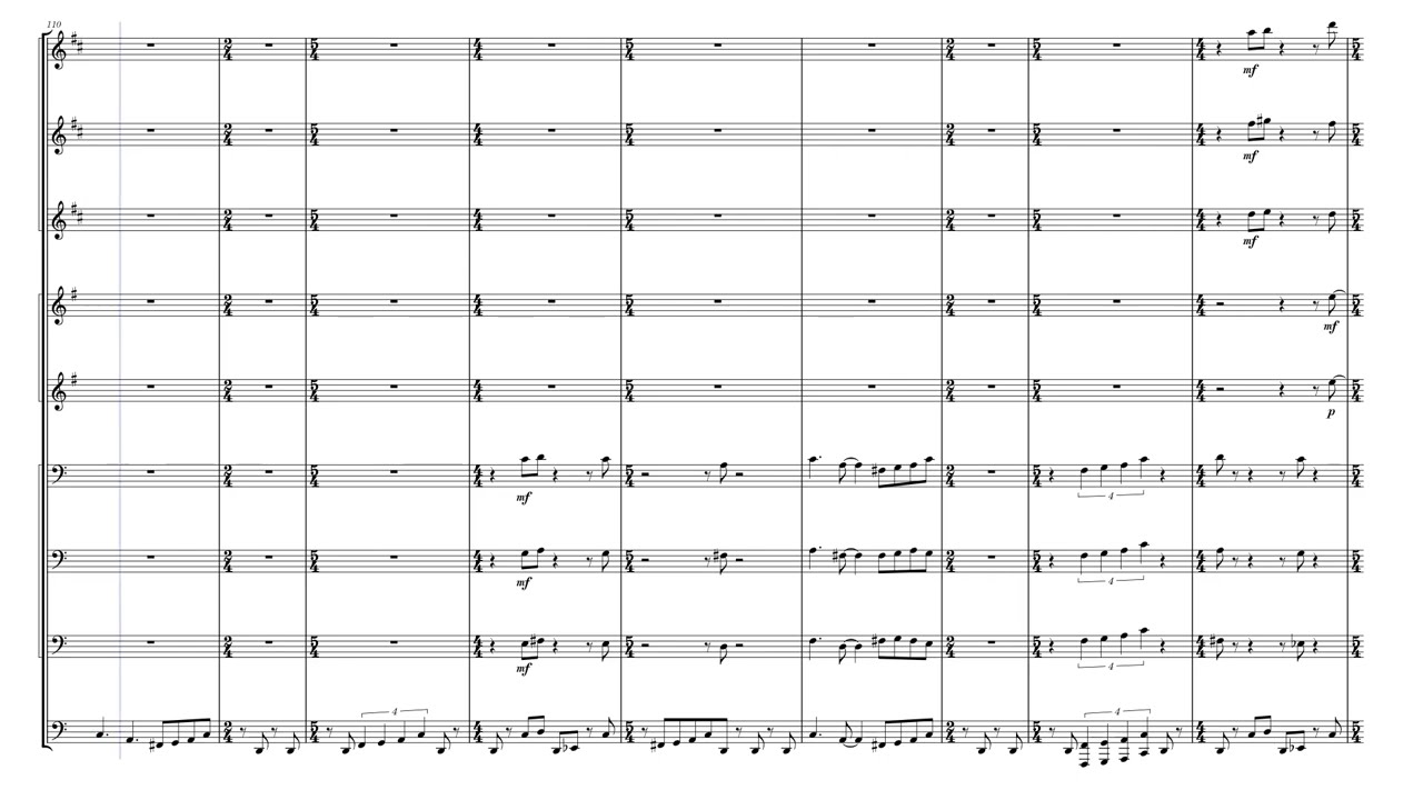 Bluecoats 2017 - Jagged Line | Full Brass Transcription