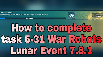 How to complete task 5-31 War Robots Lunar Event 7.8.1#shorts #warrobots #warrobotsleaks
