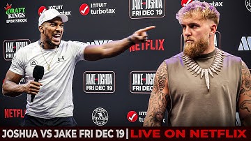 “I’LL TAKE YOUR HEAD OFF!” Anthony Joshua SNAPS At Jake Paul In Their First Press Conference!