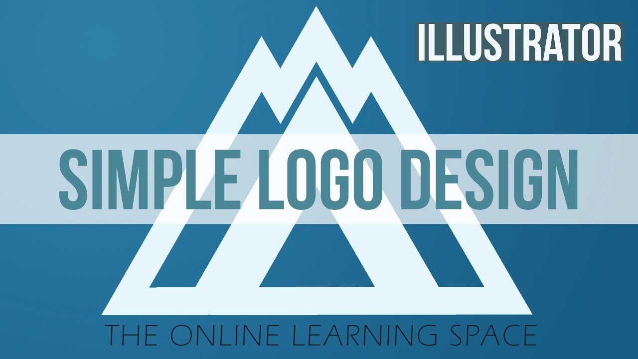 Creating a SIMPLE logo in Illustrator - YouTube