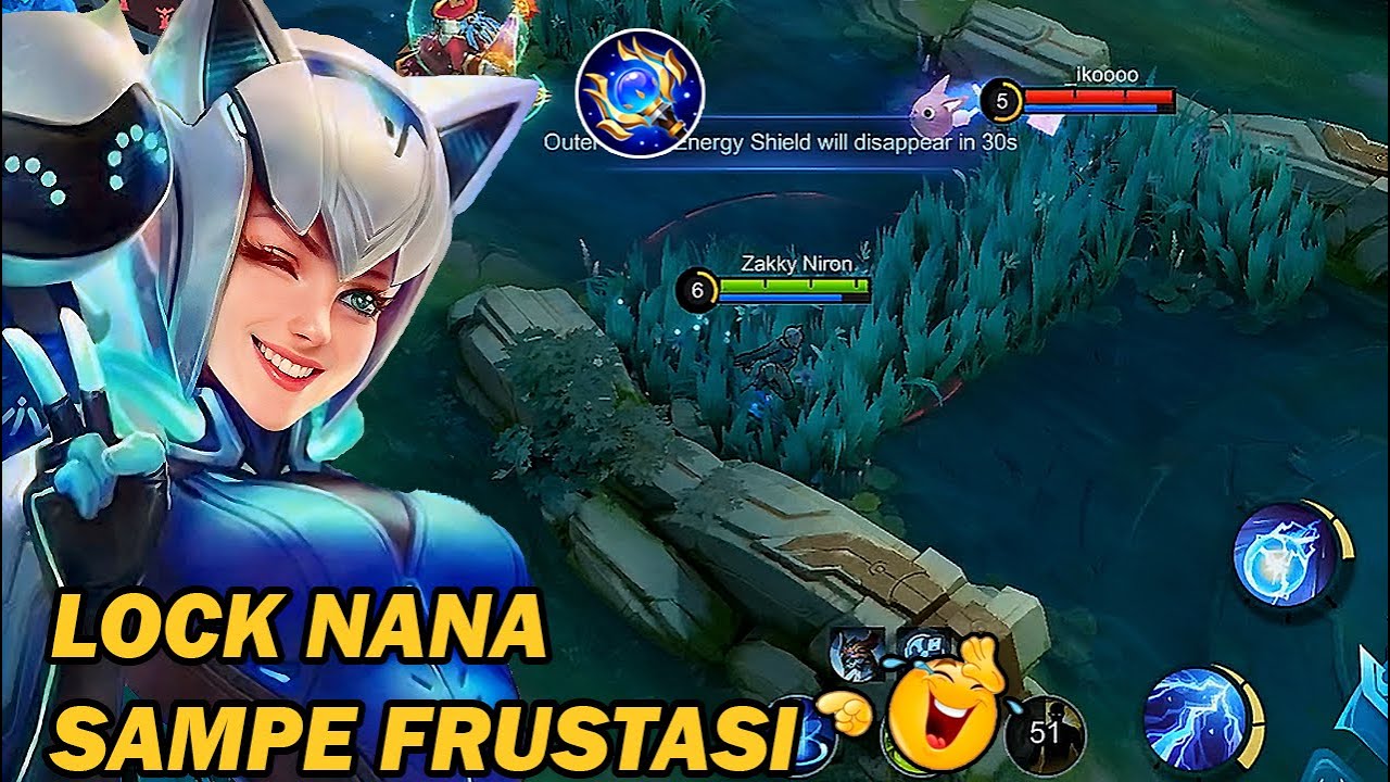 EUDORA MODE SEMAK!! LOCK NANA SI PALING JAGO SAMPE KESAL‼️- MLBB