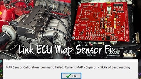 Solved: Link ECU Map Sensor Not Reading (Failed Calibration)