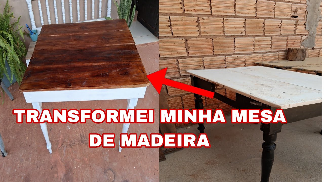 TRANSFORMEI MINHA MESA FICOU INCRÍVEL 
