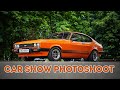 Automotive photoshoot at the maldon car show.