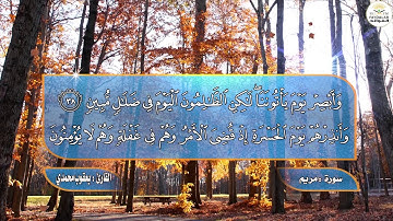 سورة مريم للقارئ يعقوب محمدي