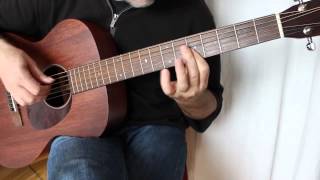 Raindrops keep falling on my head - Fingerstyle Guitar - Sigma 000M-15 chords