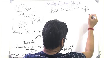 Lecture 47 - Penalty Function Method (Part 3) | Exterior Penalty Function Method