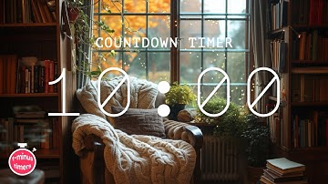 Temporizador relajante de diez minutos con música para el aula.