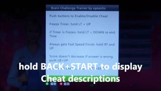 Brain Challenge XBLA Trainer screenshot 2