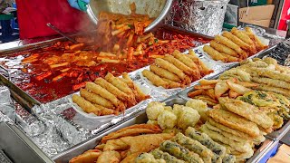Korean Street Food - Popular Food Stall (Bunsik, Tteokbokki, Sundae, Fried Food, Fishcake)
